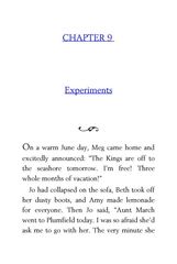 06 Little Women Louisa May Alcott 9 Experiments -- 绘本听读宝在线台词全文