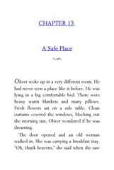 07 Oliver Twist Charles Dickens 13 A Safe Place -- 绘本听读宝在线台词全文