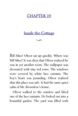 07 Oliver Twist Charles Dickens 19 Inside the Cottage -- 绘本听读宝在线台词全文