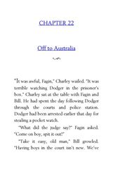 07 Oliver Twist Charles Dickens 22 Off to Australia -- 绘本听读宝在线台词全文