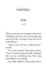 07 Oliver Twist Charles Dickens 5 Noah -- 绘本听读宝在线台词全文