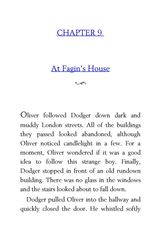 07 Oliver Twist Charles Dickens 9 At Fagin’s House -- 绘本听读宝在线台词全文