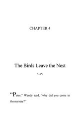 08 Peter Pan James Matthew Barrie 4 The Birds Leave the Nest -- 绘本听读宝在线台词全文