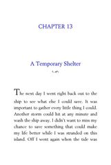 09 Robinson Crusoe Daniel Dafoe 13 A Temporary Shelter -- 绘本听读宝在线台词全文