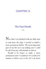 09 Robinson Crusoe Daniel Dafoe 14 The First Month -- 绘本听读宝在线台词全文