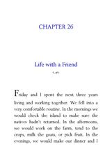 09 Robinson Crusoe Daniel Dafoe 26 Life with a Friend -- 绘本听读宝在线台词全文