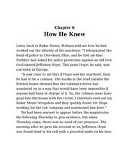 01 A Study in Scarlet 6 How He Knew -- 绘本听读宝在线台词全文