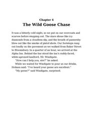 05 The Blue Carbuncle 4 The Wild Goose Chase -- 绘本听读宝在线台词全文