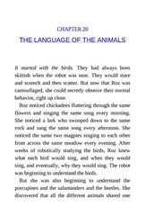 1 The Wild Robot 20 THE LANGUAGE OF THE ANIMALS -- 绘本听读宝在线台词全文