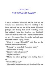 1 The Wild Robot 42 THE STRANGE FAMILY -- 绘本听读宝在线台词全文
