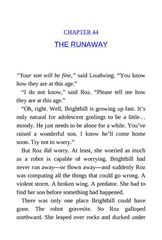 1 The Wild Robot 44 THE RUNAWAY -- 绘本听读宝在线台词全文