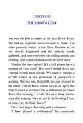 1 The Wild Robot 65 THE INVITATION -- 绘本听读宝在线台词全文