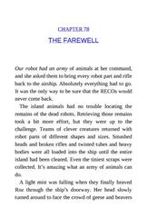 1 The Wild Robot 78 THE FAREWELL -- 绘本听读宝在线台词全文