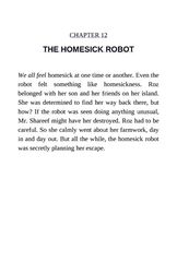 2 The Wild Robot Escapes 12 THE HOMESICK ROBOT -- 绘本听读宝在线台词全文