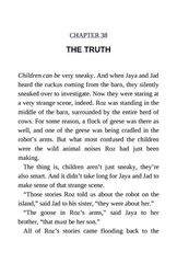 2 The Wild Robot Escapes 38 THE TRUTH -- 绘本听读宝在线台词全文