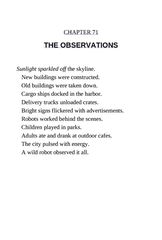 2 The Wild Robot Escapes 71 THE OBSERVATIONS -- 绘本听读宝在线台词全文