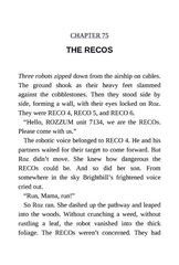 2 The Wild Robot Escapes 75 THE RECOS -- 绘本听读宝在线台词全文