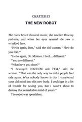 2 The Wild Robot Escapes 83 THE NEW ROBOT -- 绘本听读宝在线台词全文