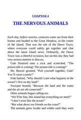 3 The Wild Robot Protects 4 THE NERVOUS ANIMALS -- 绘本听读宝在线台词全文