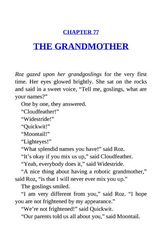 3 The Wild Robot Protects 77 THE GRANDMOTHER -- 绘本听读宝在线台词全文