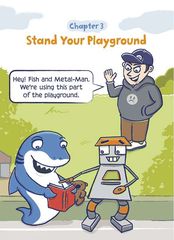 1 shark and bot 3 Stand Your Playground -- 绘本听读宝在线台词全文