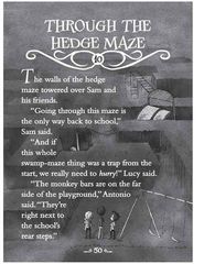 3 Recess Is a Jungle 10. Through the Hedge Maze -- 绘本听读宝在线台词全文
