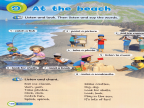 Super Minds L1 U9 At the beach -- 绘本听读宝在线台词全文