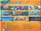 Super Minds L2 U1.My Day -- 绘本听读宝在线台词全文