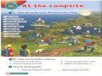 Super Minds L4 U9 at the camsite -- 绘本听读宝在线台词全文