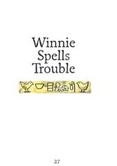 5 Time Travel Winnie 2 Winnie Spells Trouble -- 绘本听读宝在线台词全文