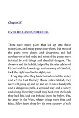 The Hobbit 4 OVER HILL AND UNDER HILL -- 绘本听读宝在线台词全文