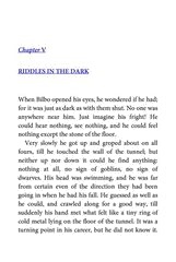 The Hobbit 5 RIDDLES IN THE DARK -- 绘本听读宝在线台词全文