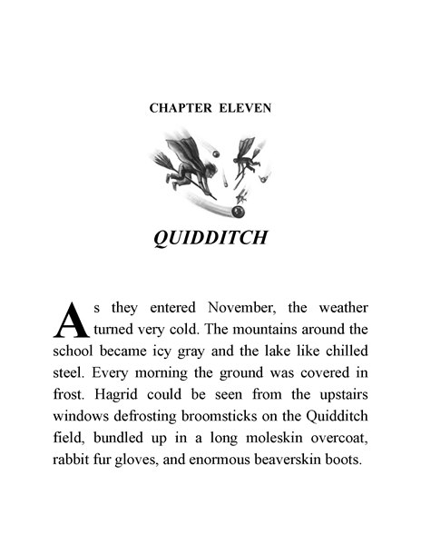 01 Harry Potter and the Sorcerer's Stone 11 Quidditch -- 绘本听读宝在线台词全文