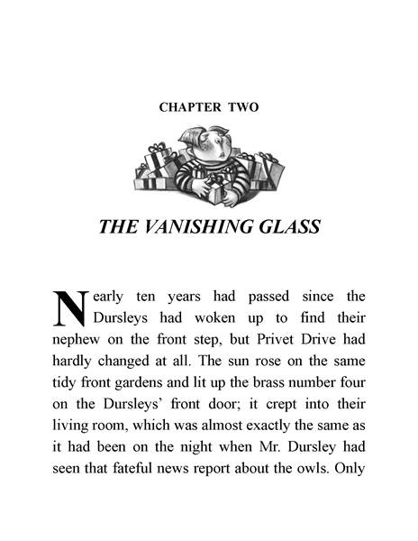 01 Harry Potter and the Sorcerer's Stone 2 The Vanishing Glass -- 绘本听读宝在线台词全文