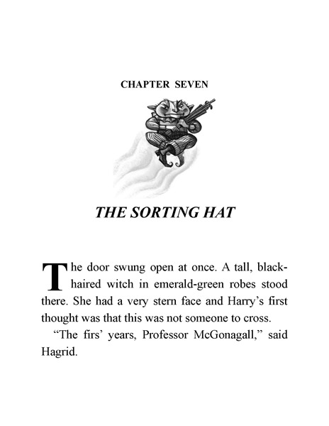 01 Harry Potter and the Sorcerer's Stone 7 The Sorting Hat -- 绘本听读宝在线台词全文