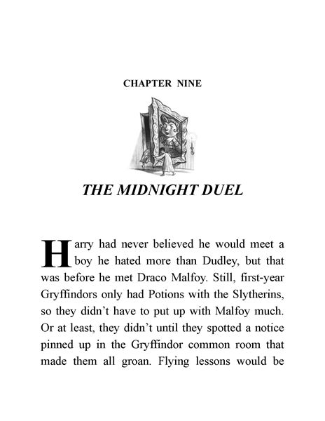 01 Harry Potter and the Sorcerer's Stone 9 The Midnight Duel -- 绘本听读宝在线台词全文