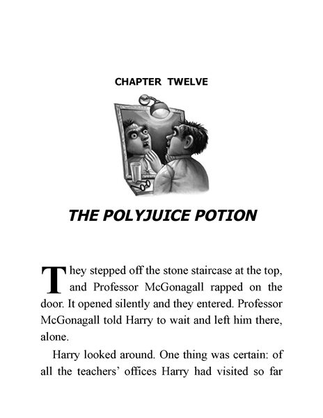 02 Harry Potter and the Chamber of Secrets 12 The Polyjuice Potion -- 绘本听读宝在线台词全文