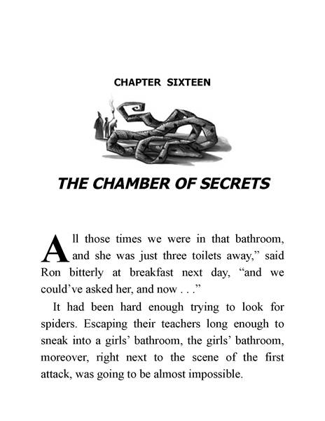02 Harry Potter and the Chamber of Secrets 16 The Chamber of Secrets -- 绘本听读宝在线台词全文