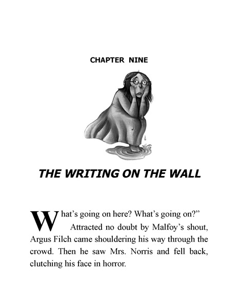 02 Harry Potter and the Chamber of Secrets 9 The Writing on the Wall -- 绘本听读宝在线台词全文