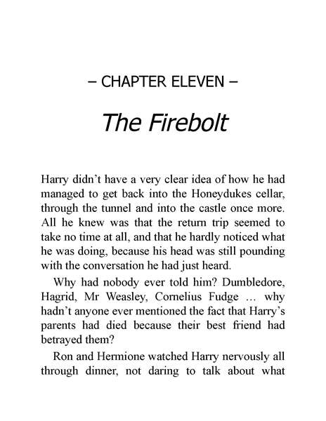 03 Harry Potter and the Prisoner of Azkaban 11 The Firebolt -- 绘本听读宝在线台词全文