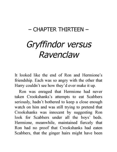 03 Harry Potter and the Prisoner of Azkaban 13 Gryffindor Versus Ravenclaw -- 绘本听读宝在线台词全文