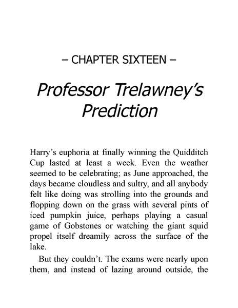 03 Harry Potter and the Prisoner of Azkaban 16 Professor Trelawney’s Prediction -- 绘本听读宝在线台词全文