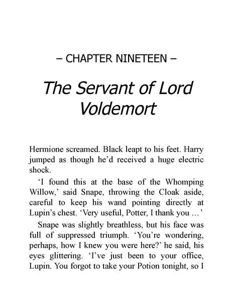 03 Harry Potter and the Prisoner of Azkaban 19 The Servant of Lord Voldemort -- 绘本听读宝在线台词全文