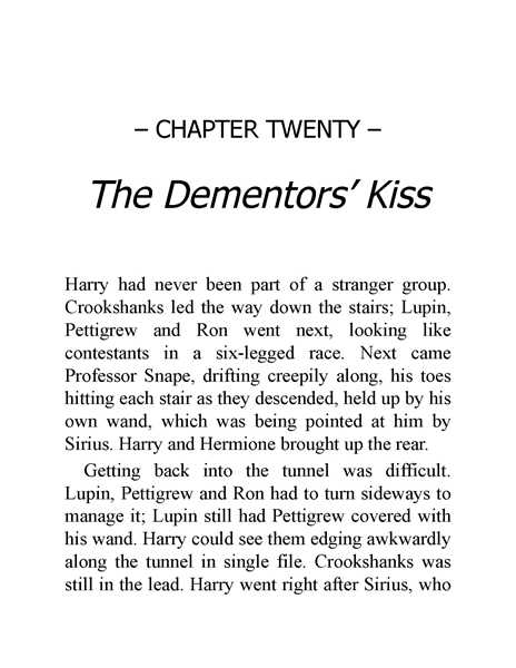 03 Harry Potter and the Prisoner of Azkaban 20 The Dementor’s Kiss -- 绘本听读宝在线台词全文