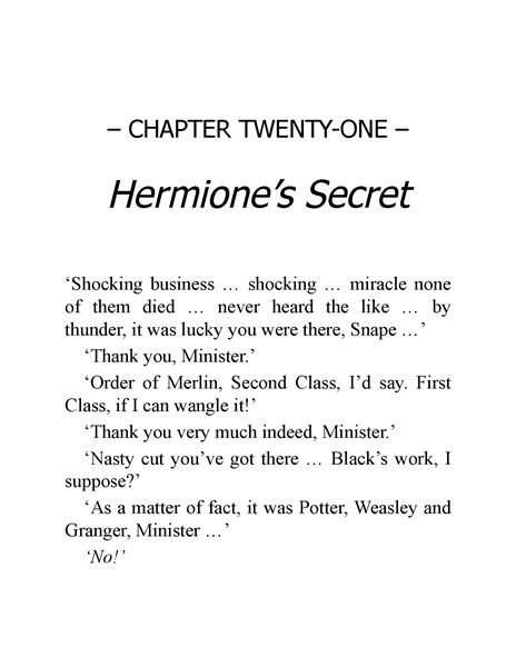 03 Harry Potter and the Prisoner of Azkaban 21 Hermione’s Secret -- 绘本听读宝在线台词全文