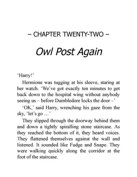 03 Harry Potter and the Prisoner of Azkaban 22 Owl Post Again -- 绘本听读宝在线台词全文