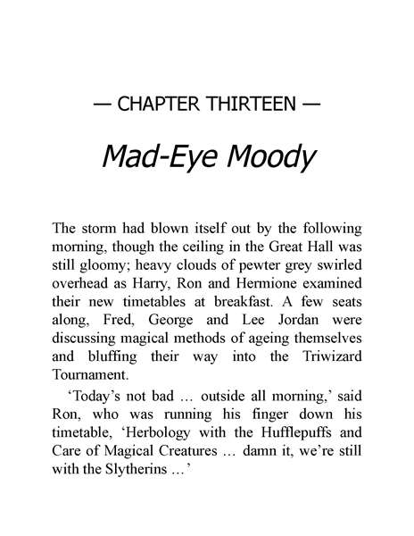 04 Harry Potter and the Goblet of Fire 13 Mad-Eye Moody -- 绘本听读宝在线台词全文