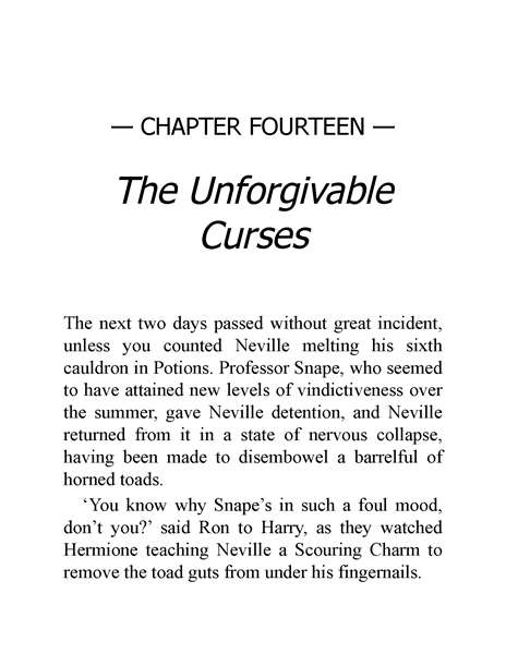 04 Harry Potter and the Goblet of Fire 14 The Unforgivable Curses -- 绘本听读宝在线台词全文