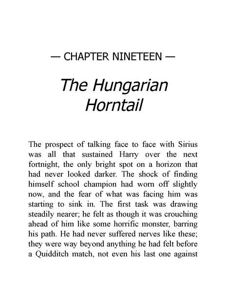 04 Harry Potter and the Goblet of Fire 19 The Hungarian Horntail -- 绘本听读宝在线台词全文
