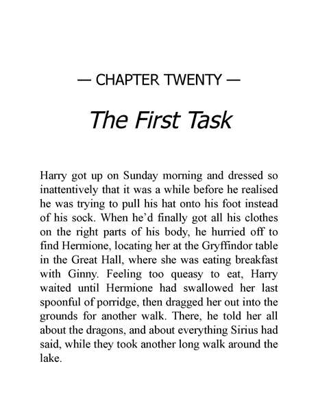 04 Harry Potter and the Goblet of Fire 20 The First Task -- 绘本听读宝在线台词全文